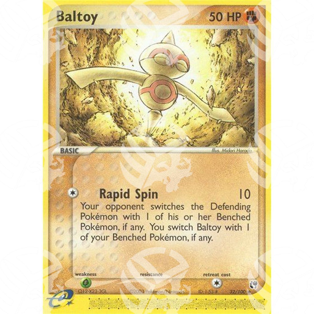 EX Tempesta Di Sabbia - Baltoy - 32/100 - Warcard - EX Tempesta Di Sabbia - Baltoy - 32/100 i prezzi più bassi sul mercato, solo da www.warcardshop.com! Carte singole, box, buste e mazzi.