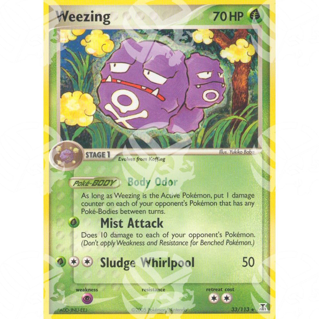 EX Specie Delta - Weezing - 33/113 - Warcard - EX Specie Delta - Weezing - 33/113 i prezzi più bassi sul mercato, solo da www.warcardshop.com! Carte singole, box, buste e mazzi.