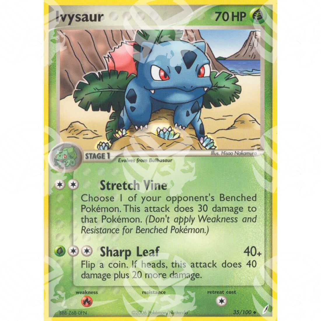 EX Guardiani dei Cristalli - Ivysaur - 35/100 - Warcard - EX Guardiani dei Cristalli - Ivysaur - 35/100 i prezzi più bassi sul mercato, solo da www.warcardshop.com! Carte singole, box, buste e mazzi.