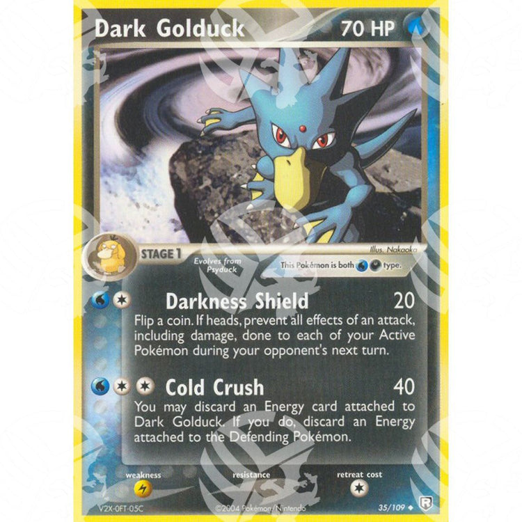 EX Team Rocket Returns - Dark Golduck - 35/109 - Warcard - EX Team Rocket Returns - Dark Golduck - 35/109 i prezzi più bassi sul mercato, solo da www.warcardshop.com! Carte singole, box, buste e mazzi.