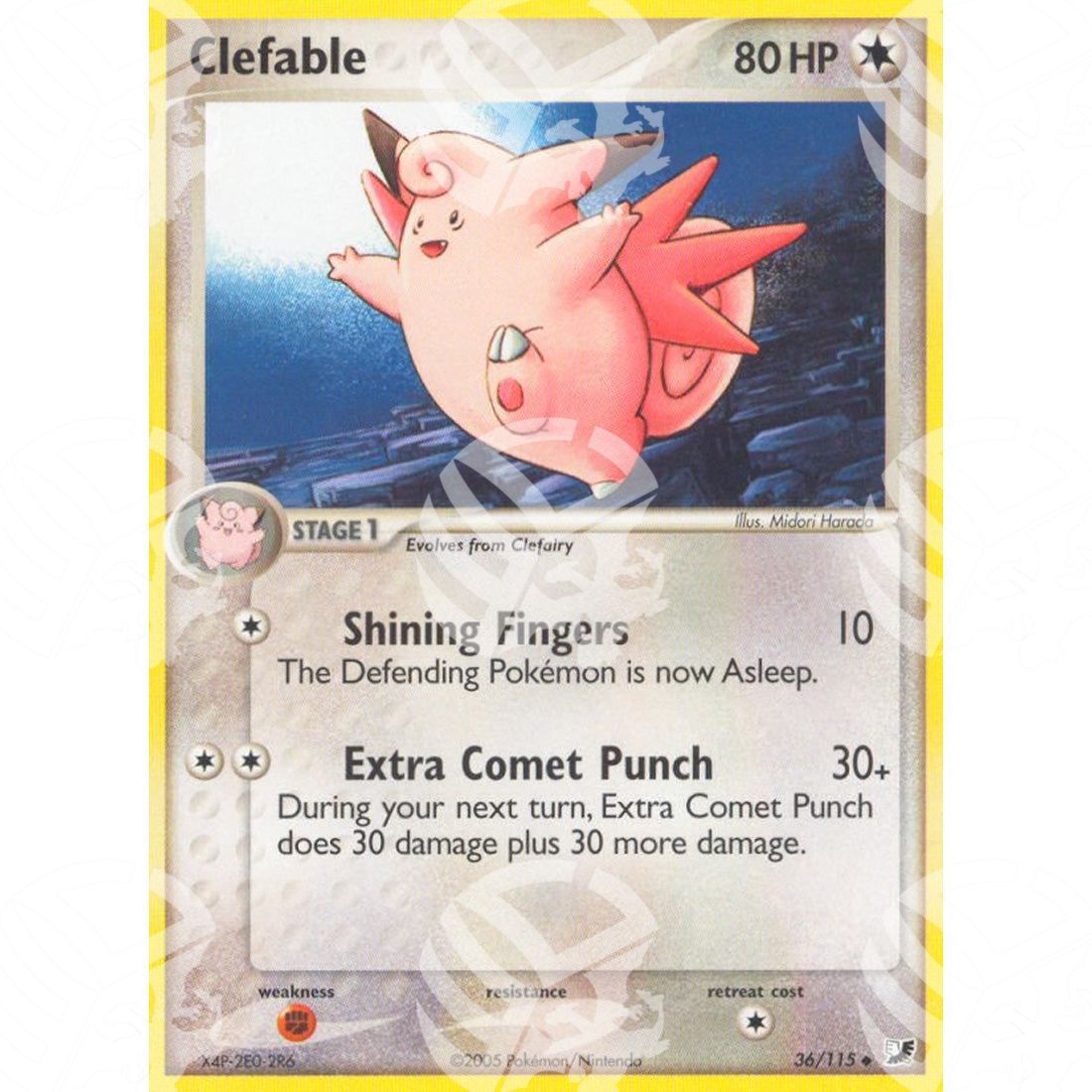 EX Forze Segrete - Clefable - 36/115 - Warcard - EX Forze Segrete - Clefable - 36/115 i prezzi più bassi sul mercato, solo da www.warcardshop.com! Carte singole, box, buste e mazzi.