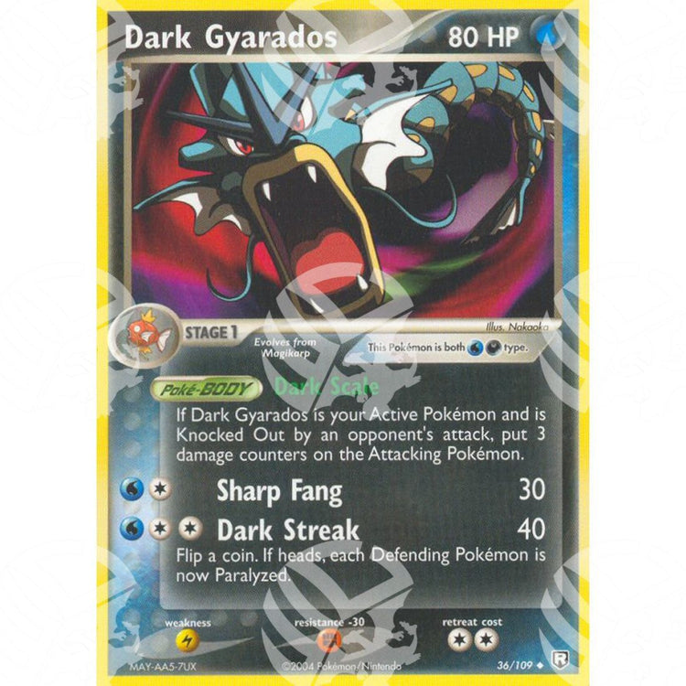 EX Team Rocket Returns - Dark Gyarados - 36/109 - Warcard - EX Team Rocket Returns - Dark Gyarados - 36/109 i prezzi più bassi sul mercato, solo da www.warcardshop.com! Carte singole, box, buste e mazzi.