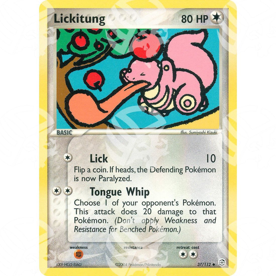 EX RossoFuoco e VerdeFoglia - Lickitung - 37/112 - Warcard - EX RossoFuoco e VerdeFoglia - Lickitung - 37/112 i prezzi più bassi sul mercato, solo da www.warcardshop.com! Carte singole, box, buste e mazzi.