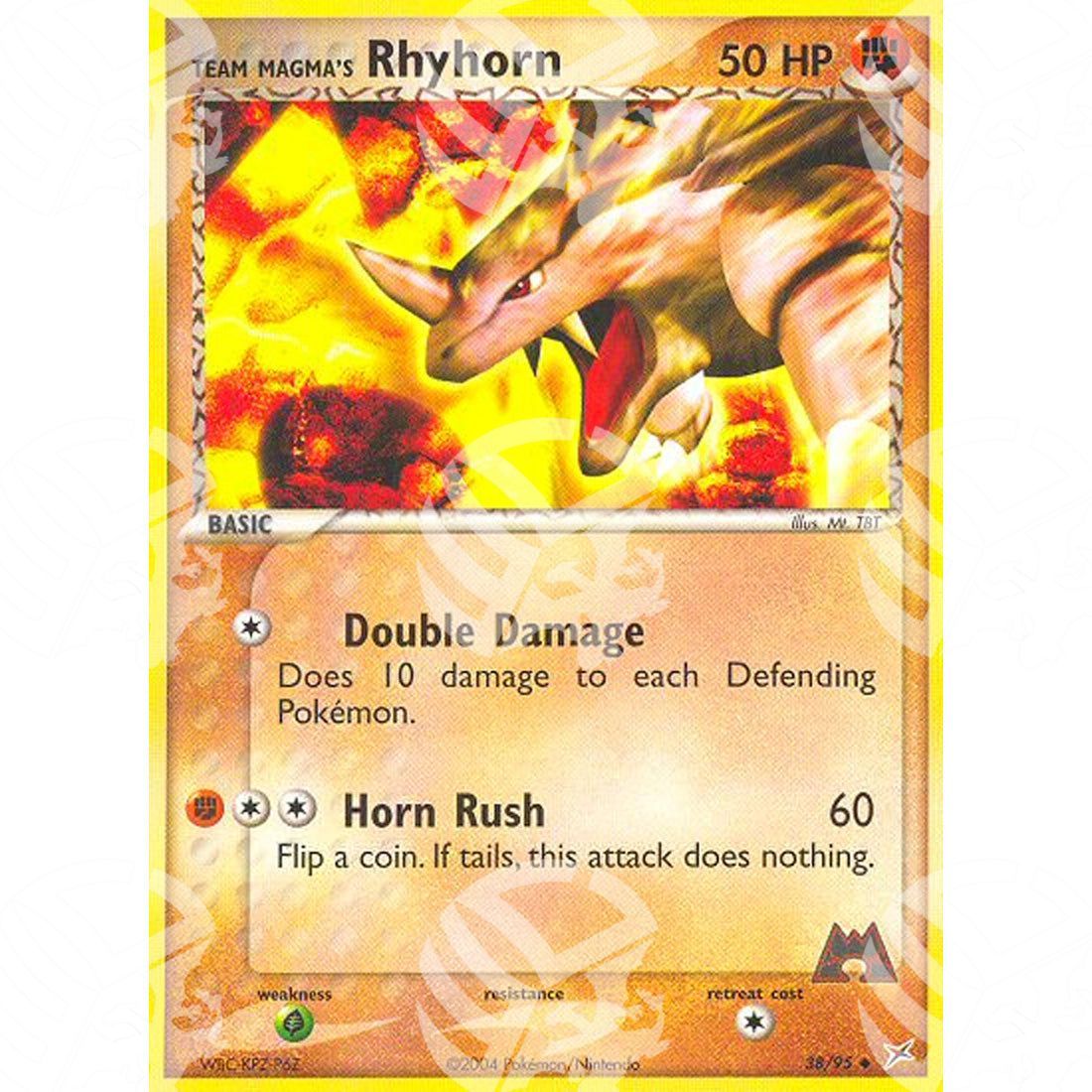 EX Team Magma vs Team Idro - Team Magma's Rhyhorn - 38/95 - Warcard - EX Team Magma vs Team Idro - Team Magma's Rhyhorn - 38/95 i prezzi più bassi sul mercato, solo da www.warcardshop.com! Carte singole, box, buste e mazzi.