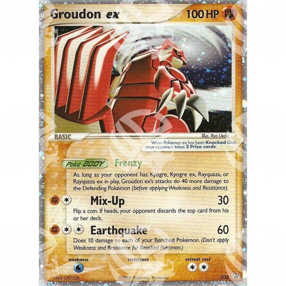 Nintendo Black Star Promos - Groudon ex - Non Holo Promo 2 - Warcard - Nintendo Black Star Promos - Groudon ex - Non Holo Promo 2 i prezzi più bassi sul mercato, solo da www.warcardshop.com! Carte singole, box, buste e mazzi.