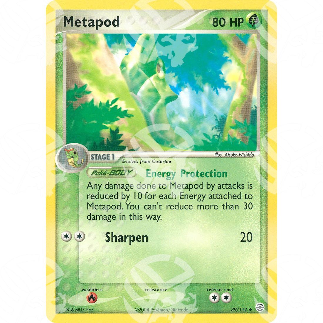 EX RossoFuoco e VerdeFoglia - Metapod - 39/112 - Warcard - EX RossoFuoco e VerdeFoglia - Metapod - 39/112 i prezzi più bassi sul mercato, solo da www.warcardshop.com! Carte singole, box, buste e mazzi.