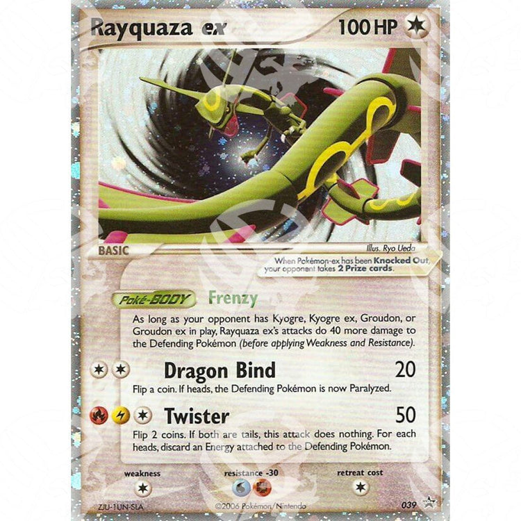 Nintendo Black Star Promos - Rayquaza ex - Holo Promo 39 - Warcard - Nintendo Black Star Promos - Rayquaza ex - Holo Promo 39 i prezzi più bassi sul mercato, solo da www.warcardshop.com! Carte singole, box, buste e mazzi.