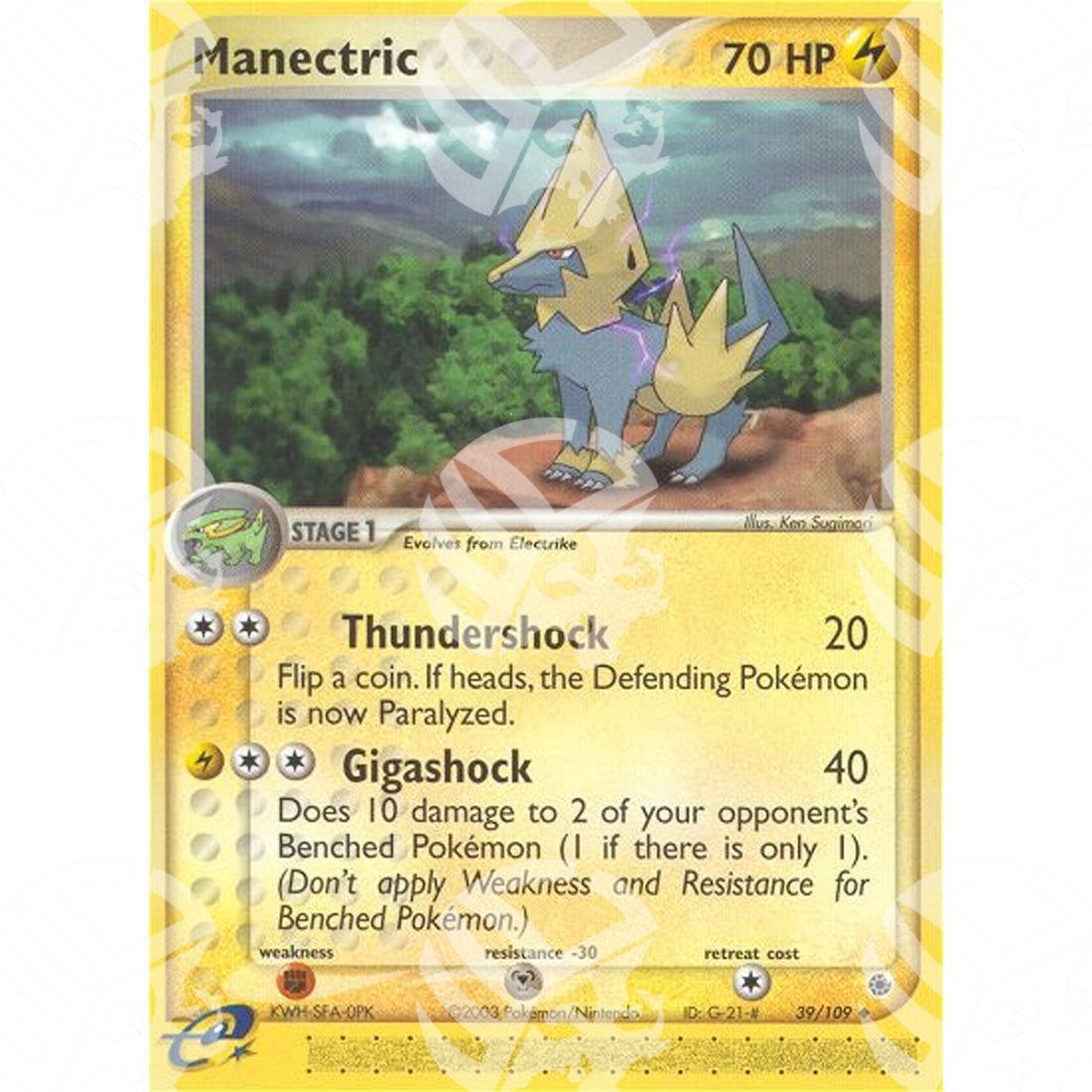 EX Rubino e Zaffiro - Manectric - 39/109 - Warcard - EX Rubino e Zaffiro - Manectric - 39/109 i prezzi più bassi sul mercato, solo da www.warcardshop.com! Carte singole, box, buste e mazzi.