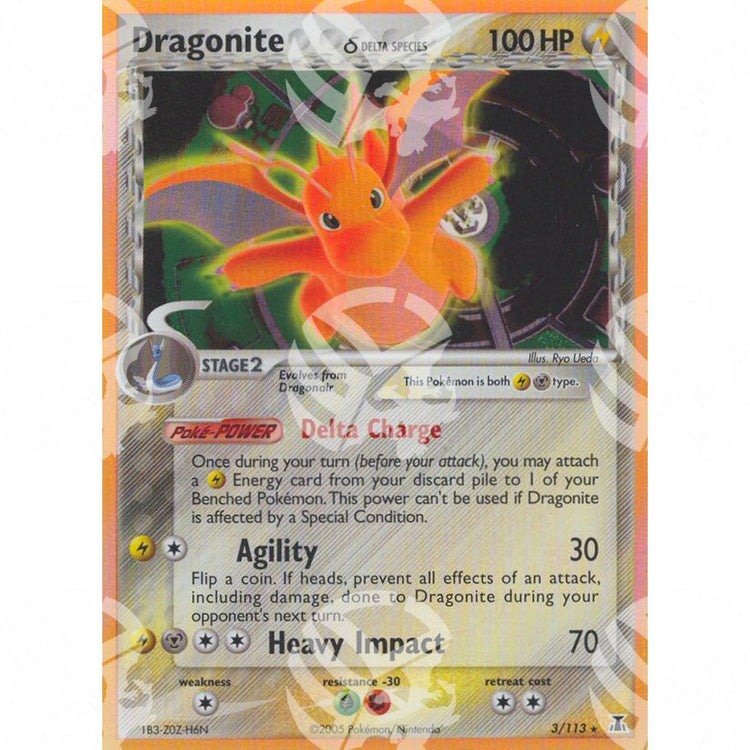 EX Specie Delta - Dragonite δ - Holo Rare 3/113 - Warcard - EX Specie Delta - Dragonite δ - Holo Rare 3/113 i prezzi più bassi sul mercato, solo da www.warcardshop.com! Carte singole, box, buste e mazzi.