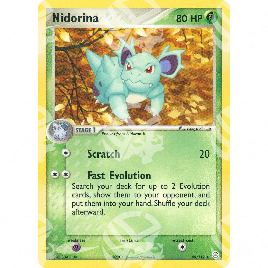 EX RossoFuoco e VerdeFoglia - Nidorina - 40/112 - Warcard - EX RossoFuoco e VerdeFoglia - Nidorina - 40/112 i prezzi più bassi sul mercato, solo da www.warcardshop.com! Carte singole, box, buste e mazzi.