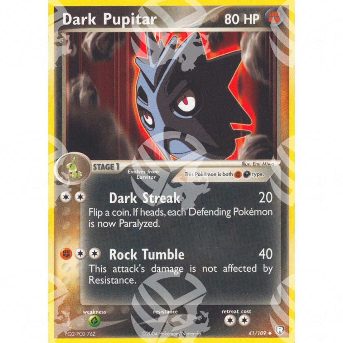 EX Team Rocket Returns - Dark Pupitar - 41/109 - Warcard - EX Team Rocket Returns - Dark Pupitar - 41/109 i prezzi più bassi sul mercato, solo da www.warcardshop.com! Carte singole, box, buste e mazzi.