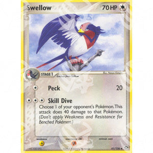 EX Smeraldo - Swellow - 41/106 - Warcard - EX Smeraldo - Swellow - 41/106 i prezzi più bassi sul mercato, solo da www.warcardshop.com! Carte singole, box, buste e mazzi.