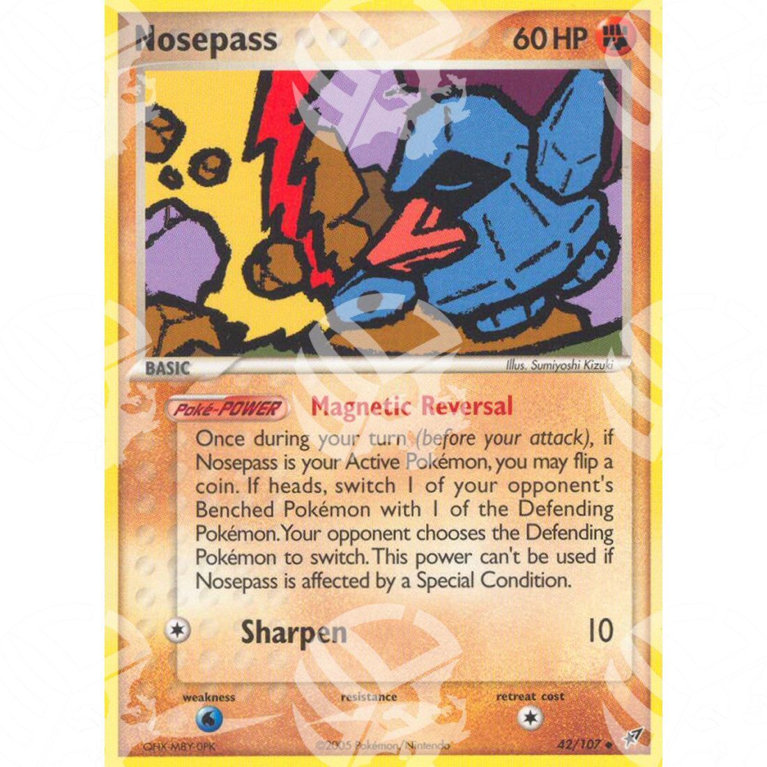 EX Deoxys - Nosepass - 42/107 - Warcard - EX Deoxys - Nosepass - 42/107 i prezzi più bassi sul mercato, solo da www.warcardshop.com! Carte singole, box, buste e mazzi.