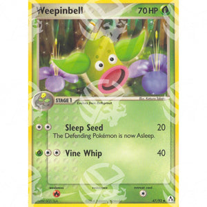 EX La Leggenda di Mew - Weepinbell - 47/92 - Warcard - EX La Leggenda di Mew - Weepinbell - 47/92 i prezzi più bassi sul mercato, solo da www.warcardshop.com! Carte singole, box, buste e mazzi.