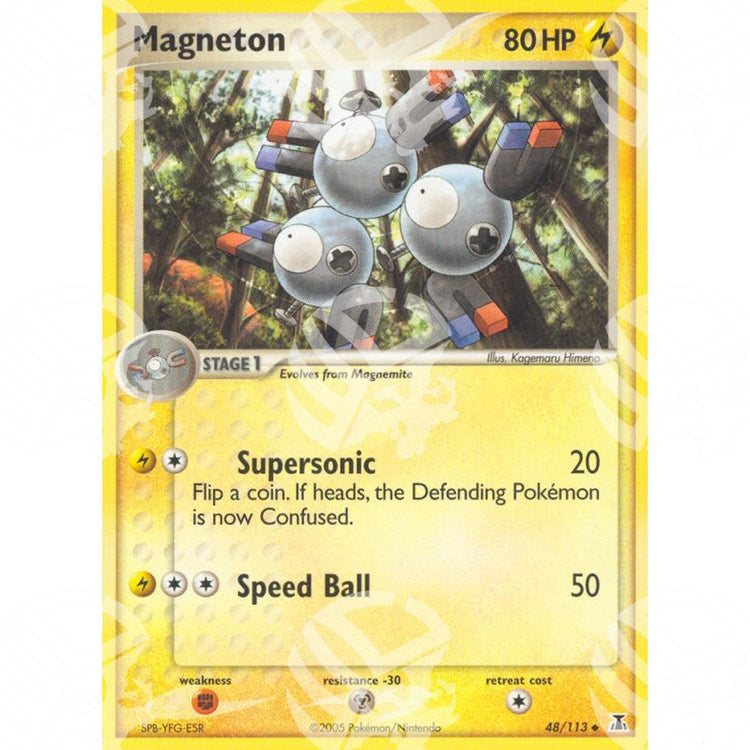 EX Specie Delta - Magneton - 48/113 - Warcard - EX Specie Delta - Magneton - 48/113 i prezzi più bassi sul mercato, solo da www.warcardshop.com! Carte singole, box, buste e mazzi.