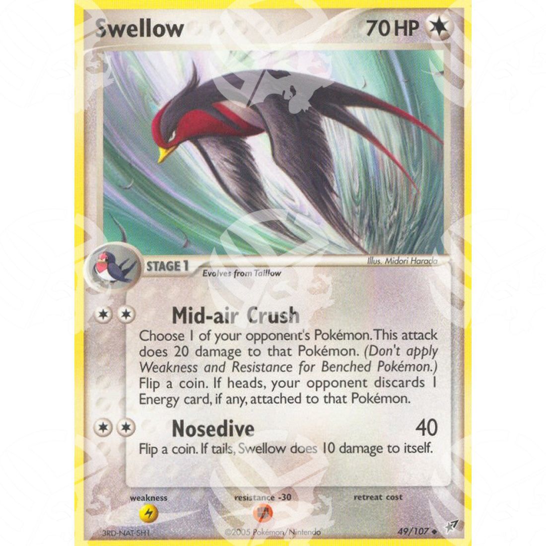 EX Deoxys - Swellow - 49/107 - Warcard - EX Deoxys - Swellow - 49/107 i prezzi più bassi sul mercato, solo da www.warcardshop.com! Carte singole, box, buste e mazzi.