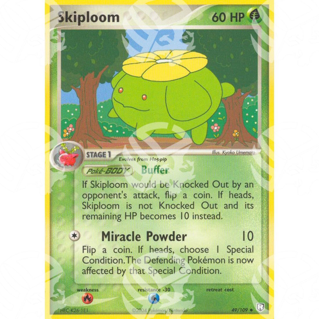 EX Team Rocket Returns - Skiploom - 49/109 - Warcard - EX Team Rocket Returns - Skiploom - 49/109 i prezzi più bassi sul mercato, solo da www.warcardshop.com! Carte singole, box, buste e mazzi.