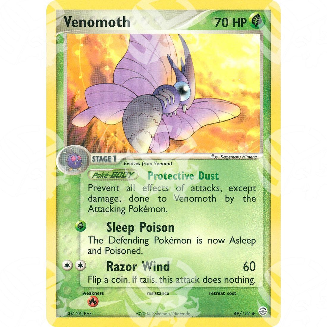 EX RossoFuoco e VerdeFoglia - Venomoth - 49/112 - Warcard - EX RossoFuoco e VerdeFoglia - Venomoth - 49/112 i prezzi più bassi sul mercato, solo da www.warcardshop.com! Carte singole, box, buste e mazzi.