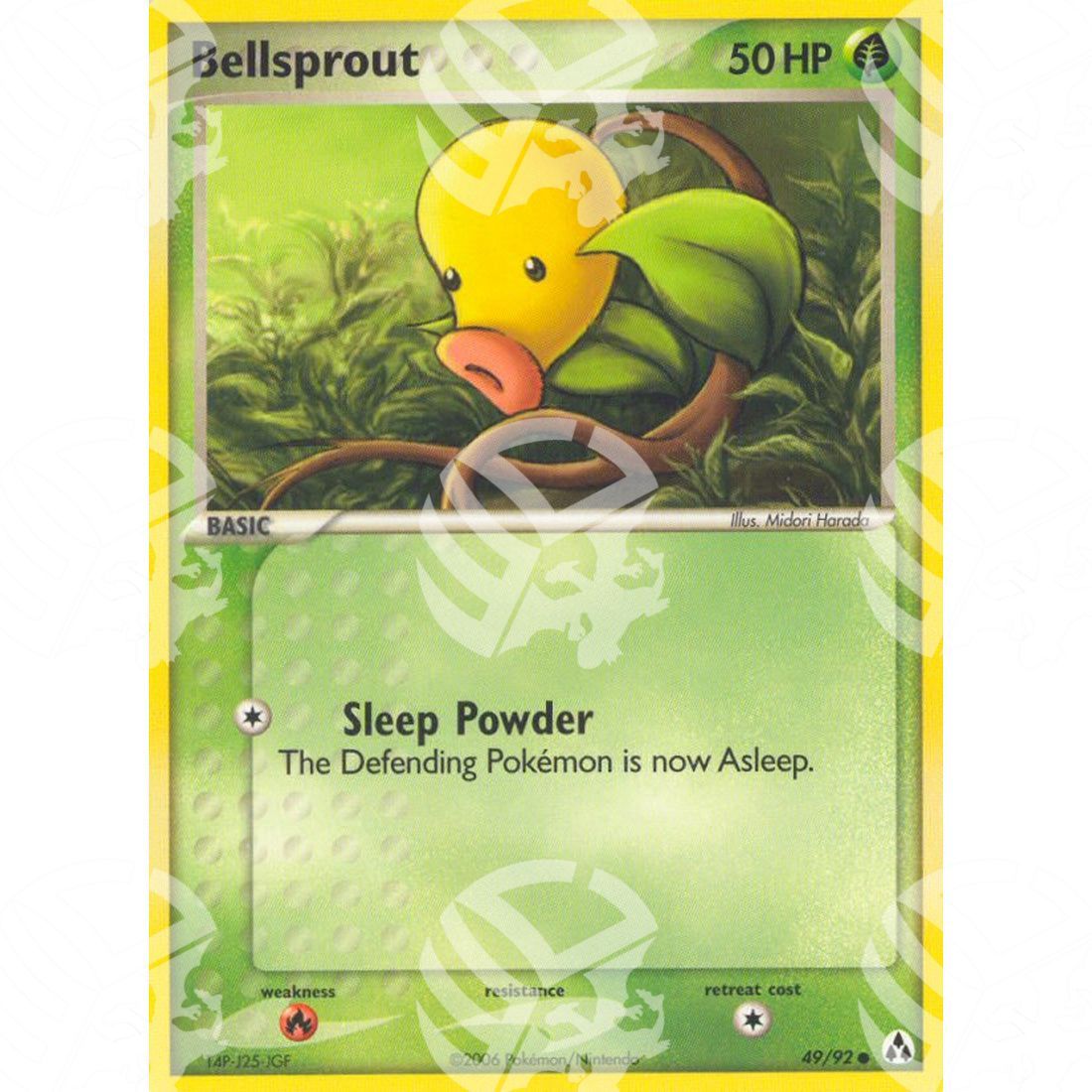 EX La Leggenda di Mew - Bellsprout - 49/92 - Warcard - EX La Leggenda di Mew - Bellsprout - 49/92 i prezzi più bassi sul mercato, solo da www.warcardshop.com! Carte singole, box, buste e mazzi.