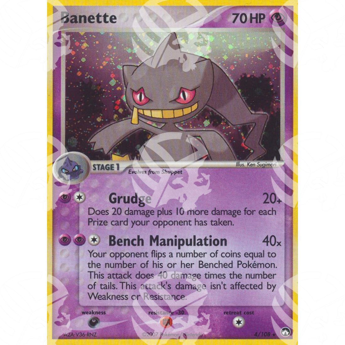 EX Power Keepers - Banette - Holo Rare 4/108 - Warcard - EX Power Keepers - Banette - Holo Rare 4/108 i prezzi più bassi sul mercato, solo da www.warcardshop.com! Carte singole, box, buste e mazzi.