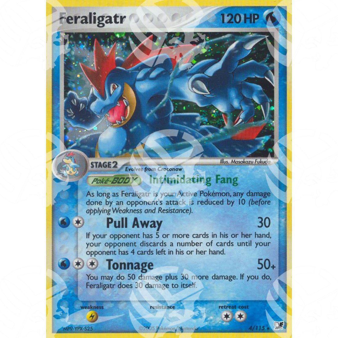 EX Forze Segrete - Feraligatr - Holo Rare 4/115 - Warcard - EX Forze Segrete - Feraligatr - Holo Rare 4/115 i prezzi più bassi sul mercato, solo da www.warcardshop.com! Carte singole, box, buste e mazzi.