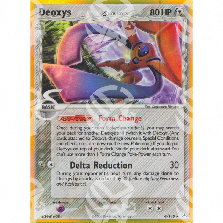 EX Fantasmi di Holon - Deoxys δ (Defense) - Holo Rare 4/110 - Warcard - EX Fantasmi di Holon - Deoxys δ (Defense) - Holo Rare 4/110 i prezzi più bassi sul mercato, solo da www.warcardshop.com! Carte singole, box, buste e mazzi.