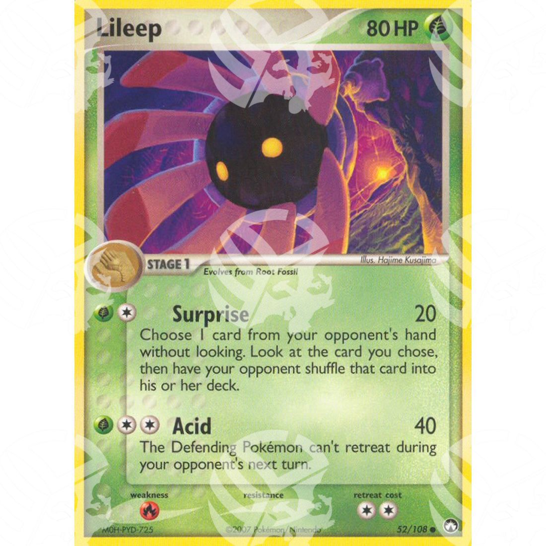 EX Power Keepers - Lileep - 52/108 - Warcard - EX Power Keepers - Lileep - 52/108 i prezzi più bassi sul mercato, solo da www.warcardshop.com! Carte singole, box, buste e mazzi.