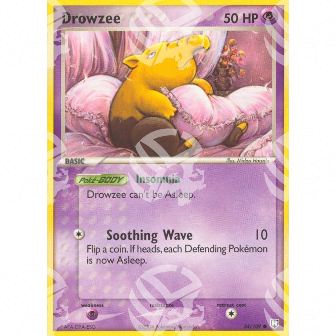 EX Team Rocket Returns - Drowzee - 54/109 - Warcard - EX Team Rocket Returns - Drowzee - 54/109 i prezzi più bassi sul mercato, solo da www.warcardshop.com! Carte singole, box, buste e mazzi.