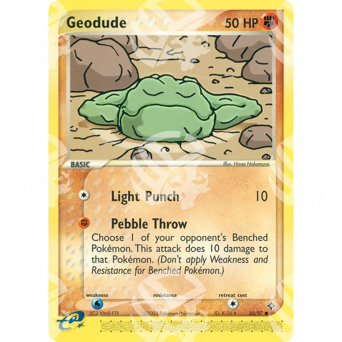 EX Drago - Geodude - 55/97 - Warcard - EX Drago - Geodude - 55/97 i prezzi più bassi sul mercato, solo da www.warcardshop.com! Carte singole, box, buste e mazzi.