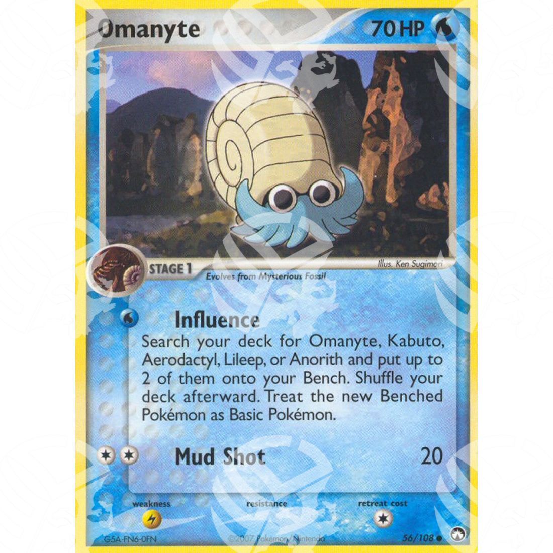 EX Power Keepers - Omanyte - 56/108 - Warcard - EX Power Keepers - Omanyte - 56/108 i prezzi più bassi sul mercato, solo da www.warcardshop.com! Carte singole, box, buste e mazzi.