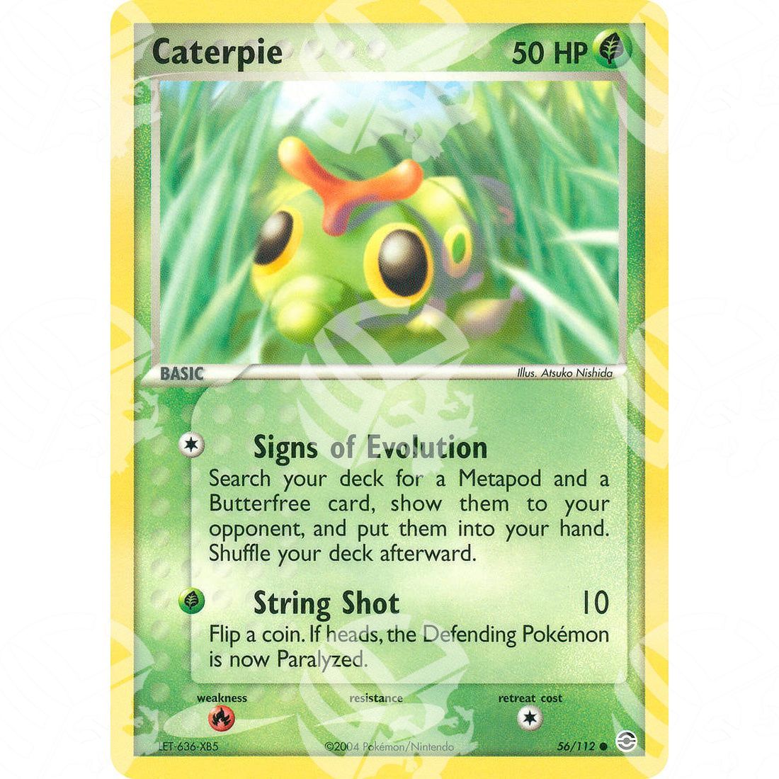 EX RossoFuoco e VerdeFoglia - Caterpie - 56/112 - Warcard - EX RossoFuoco e VerdeFoglia - Caterpie - 56/112 i prezzi più bassi sul mercato, solo da www.warcardshop.com! Carte singole, box, buste e mazzi.