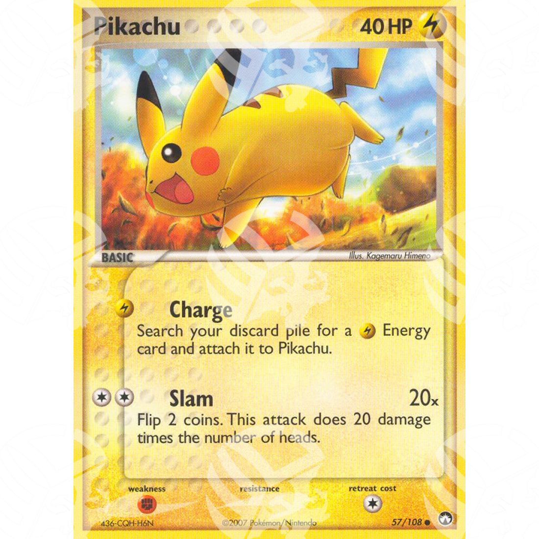 EX Power Keepers - Pikachu - 57/108 - Warcard - EX Power Keepers - Pikachu - 57/108 i prezzi più bassi sul mercato, solo da www.warcardshop.com! Carte singole, box, buste e mazzi.