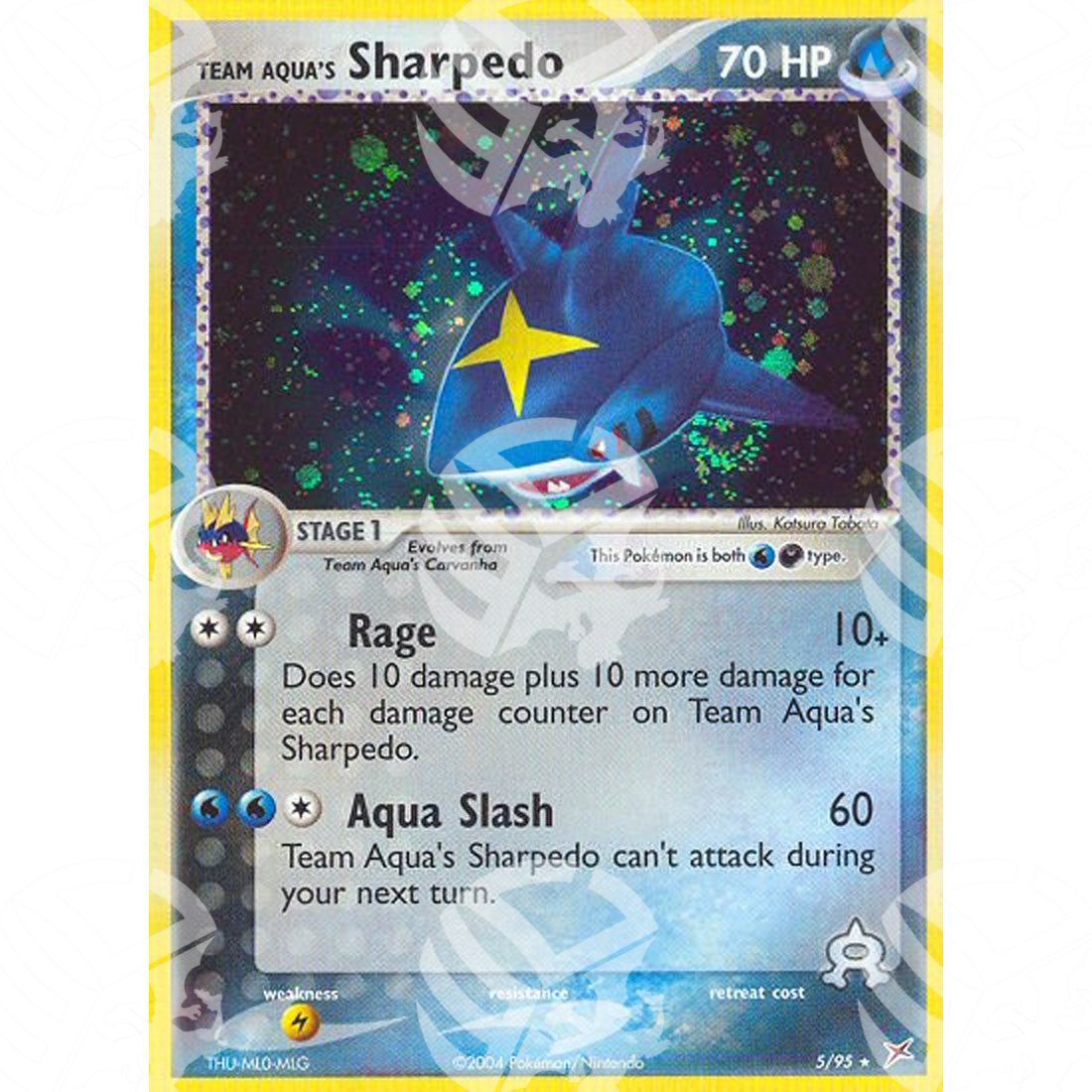 EX Team Magma vs Team Idro - Team Aqua's Sharpedo - Holo Rare 5/95 - Warcard - EX Team Magma vs Team Idro - Team Aqua's Sharpedo - Holo Rare 5/95 i prezzi più bassi sul mercato, solo da www.warcardshop.com! Carte singole, box, buste e mazzi.