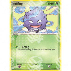 EX Deoxys - Koffing - 62/107 - Warcard - EX Deoxys - Koffing - 62/107 i prezzi più bassi sul mercato, solo da www.warcardshop.com! Carte singole, box, buste e mazzi.