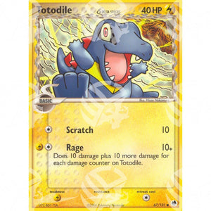 EX L'Isola dei Draghi - Totodile δ - 67/101 - Warcard - EX L'Isola dei Draghi - Totodile δ - 67/101 i prezzi più bassi sul mercato, solo da www.warcardshop.com! Carte singole, box, buste e mazzi.