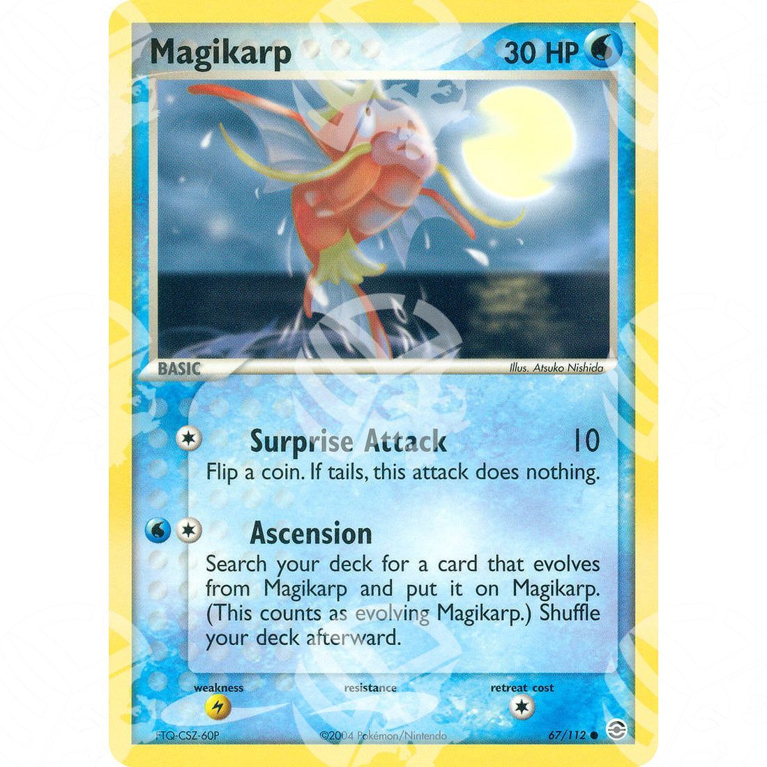 EX RossoFuoco e VerdeFoglia - Magikarp - 67/112 - Warcard - EX RossoFuoco e VerdeFoglia - Magikarp - 67/112 i prezzi più bassi sul mercato, solo da www.warcardshop.com! Carte singole, box, buste e mazzi.