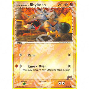 EX Team Magma vs Team Idro - Team Magma's Rhyhorn - 68/95 - Warcard - EX Team Magma vs Team Idro - Team Magma's Rhyhorn - 68/95 i prezzi più bassi sul mercato, solo da www.warcardshop.com! Carte singole, box, buste e mazzi.