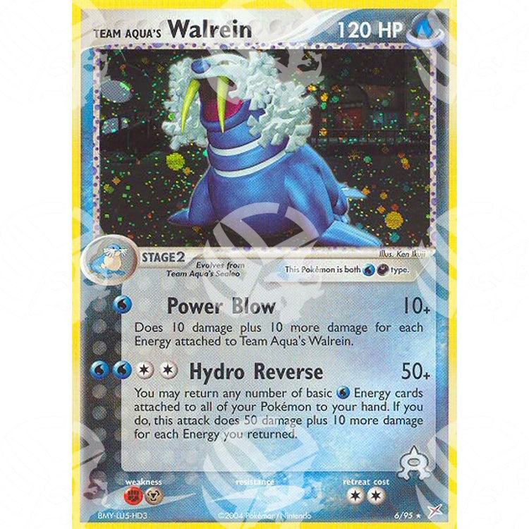 EX Team Magma vs Team Idro - Team Aqua's Walrein - Holo Rare 6/95 - Warcard - EX Team Magma vs Team Idro - Team Aqua's Walrein - Holo Rare 6/95 i prezzi più bassi sul mercato, solo da www.warcardshop.com! Carte singole, box, buste e mazzi.