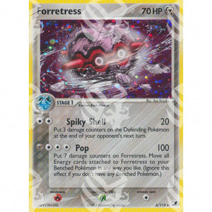 EX Forze Segrete - Forretress - Holo Rare 6/115 - Warcard - EX Forze Segrete - Forretress - Holo Rare 6/115 i prezzi più bassi sul mercato, solo da www.warcardshop.com! Carte singole, box, buste e mazzi.