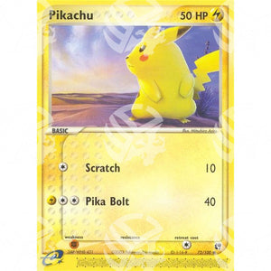 EX Tempesta Di Sabbia - Pikachu - 72/100 - Warcard - EX Tempesta Di Sabbia - Pikachu - 72/100 i prezzi più bassi sul mercato, solo da www.warcardshop.com! Carte singole, box, buste e mazzi.