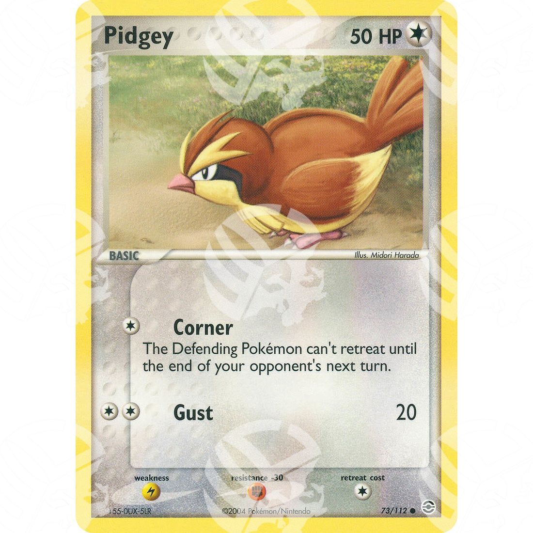 EX RossoFuoco e VerdeFoglia - Pidgey - 73/112 - Warcard - EX RossoFuoco e VerdeFoglia - Pidgey - 73/112 i prezzi più bassi sul mercato, solo da www.warcardshop.com! Carte singole, box, buste e mazzi.