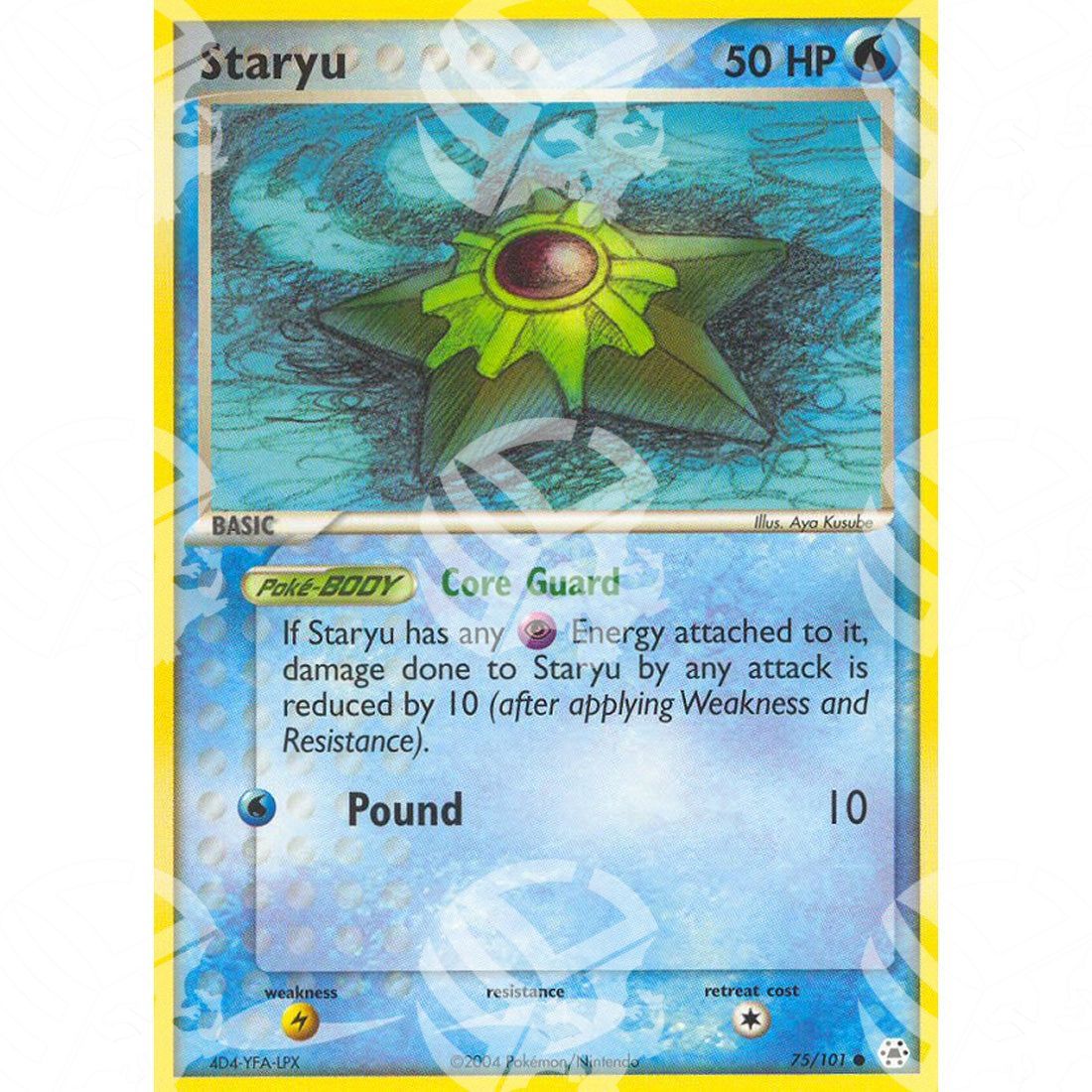 EX Leggende Nascoste - Staryu - 75/101 - Warcard - EX Leggende Nascoste - Staryu - 75/101 i prezzi più bassi sul mercato, solo da www.warcardshop.com! Carte singole, box, buste e mazzi.