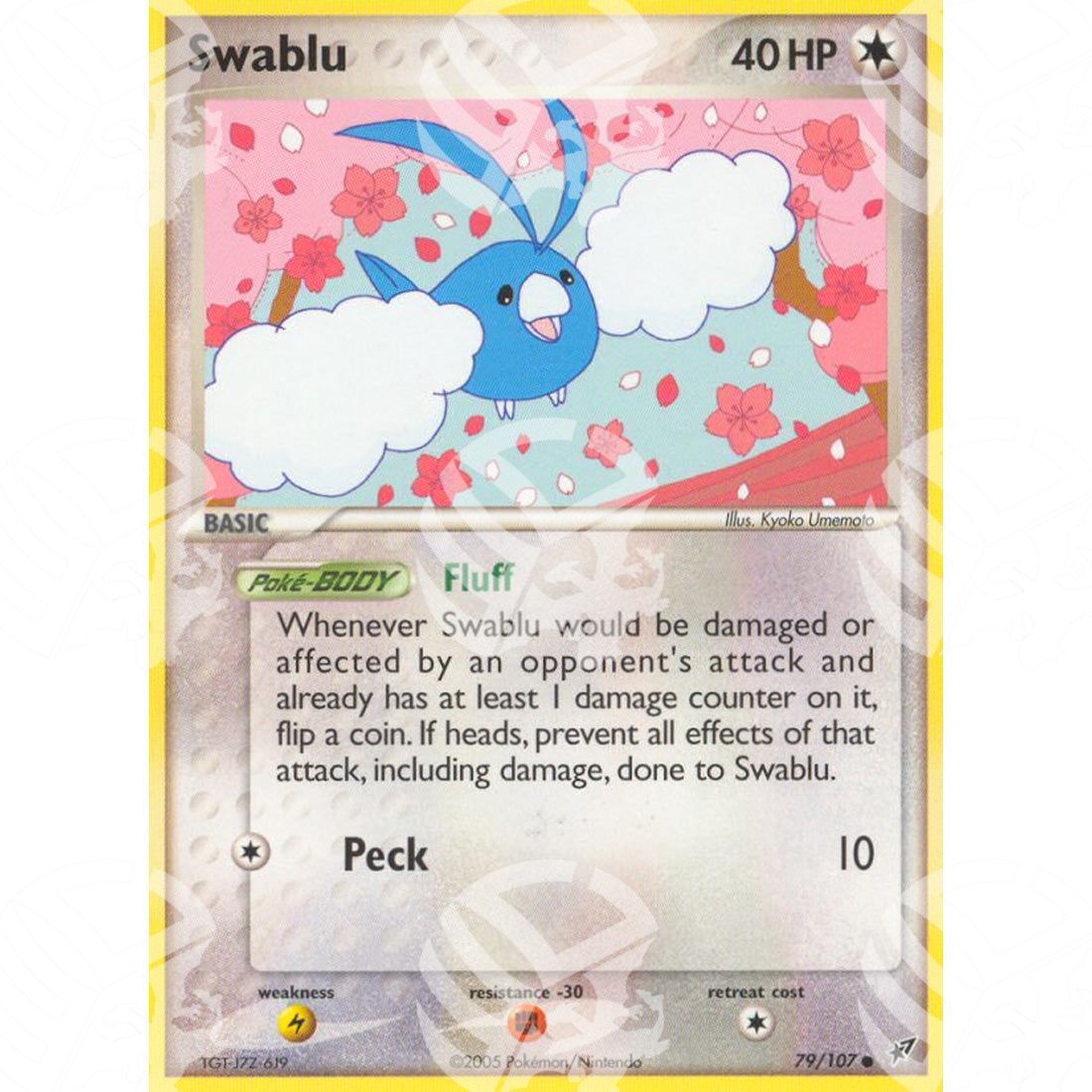 EX Deoxys - Swablu - 79/107 - Warcard - EX Deoxys - Swablu - 79/107 i prezzi più bassi sul mercato, solo da www.warcardshop.com! Carte singole, box, buste e mazzi.