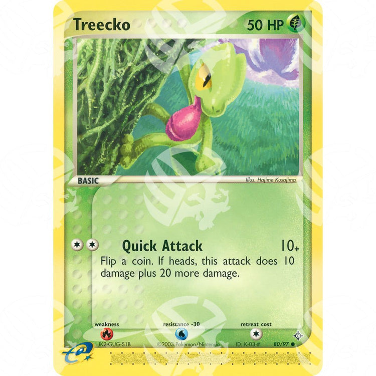 EX Drago - Treecko - 80/97 - Warcard - EX Drago - Treecko - 80/97 i prezzi più bassi sul mercato, solo da www.warcardshop.com! Carte singole, box, buste e mazzi.