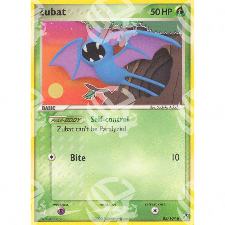 EX Deoxys - Zubat - 83/107 - Warcard - EX Deoxys - Zubat - 83/107 i prezzi più bassi sul mercato, solo da www.warcardshop.com! Carte singole, box, buste e mazzi.