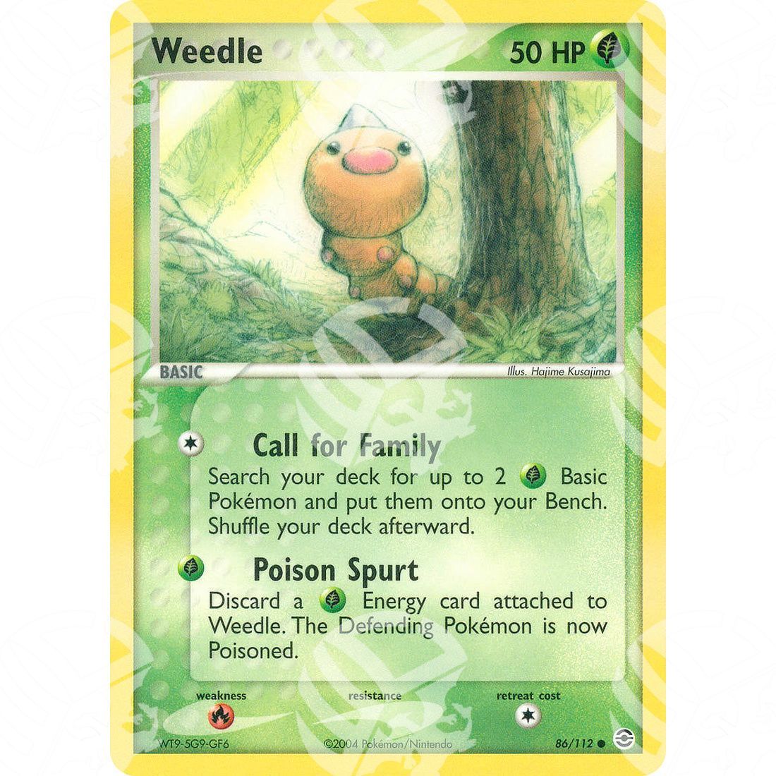 EX RossoFuoco e VerdeFoglia - Weedle - 86/112 - Warcard - EX RossoFuoco e VerdeFoglia - Weedle - 86/112 i prezzi più bassi sul mercato, solo da www.warcardshop.com! Carte singole, box, buste e mazzi.