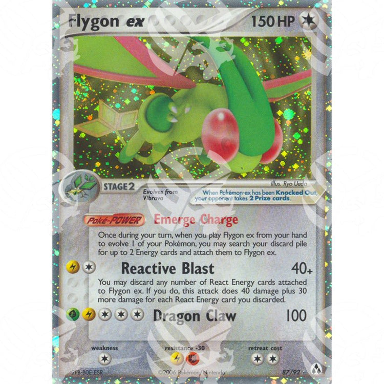 EX La Leggenda di Mew - Flygon ex - Holo Rare 87/92 - Warcard - EX La Leggenda di Mew - Flygon ex - Holo Rare 87/92 i prezzi più bassi sul mercato, solo da www.warcardshop.com! Carte singole, box, buste e mazzi.