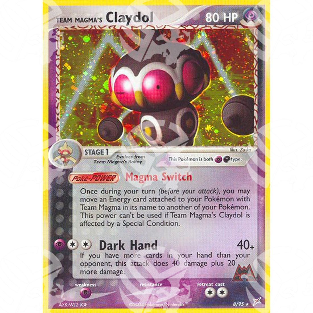 EX Team Magma vs Team Idro - Team Magma's Claydol - Holo Rare 8/95 - Warcard - EX Team Magma vs Team Idro - Team Magma's Claydol - Holo Rare 8/95 i prezzi più bassi sul mercato, solo da www.warcardshop.com! Carte singole, box, buste e mazzi.