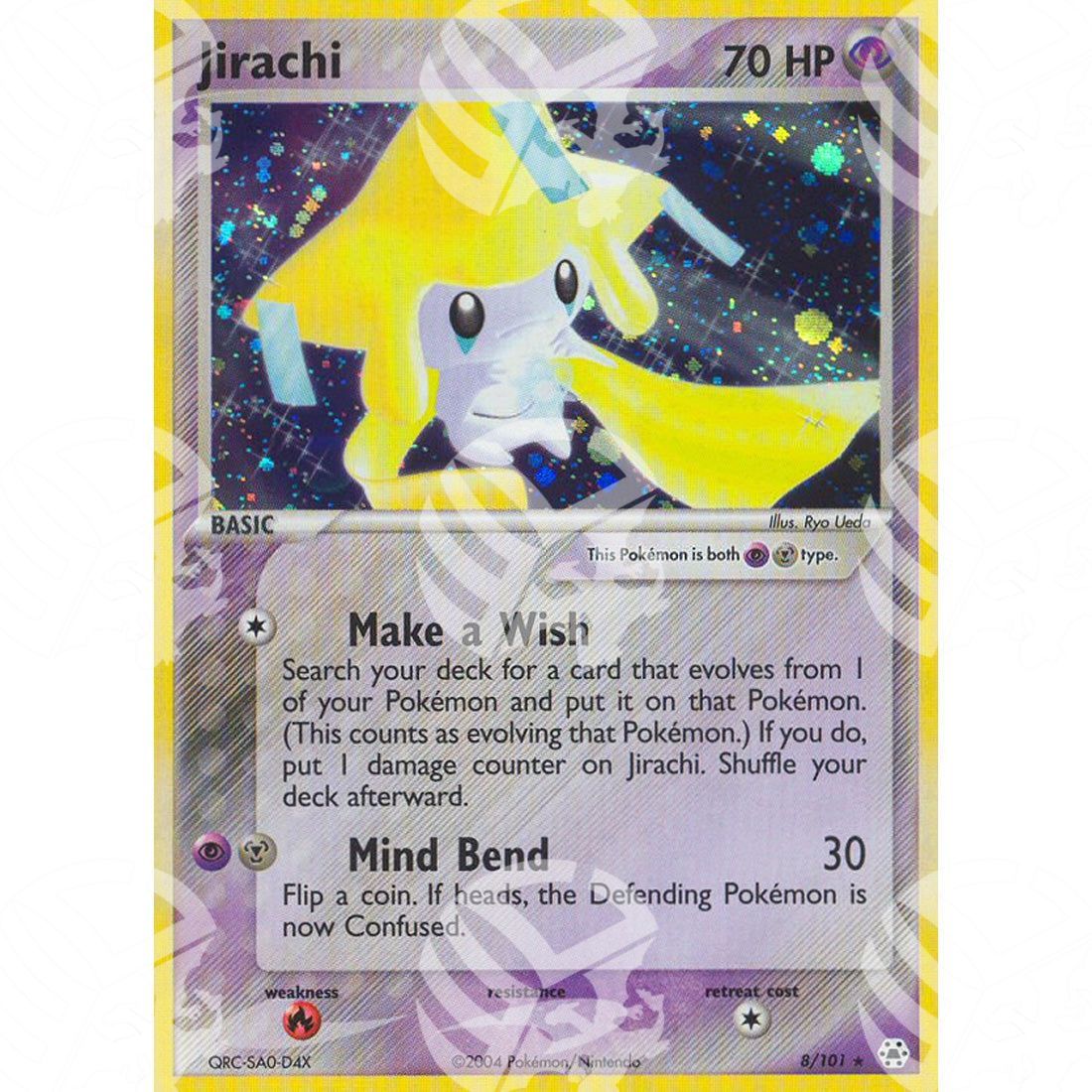 EX Leggende Nascoste - Jirachi - Holo Rare 8/101 - Warcard - EX Leggende Nascoste - Jirachi - Holo Rare 8/101 i prezzi più bassi sul mercato, solo da www.warcardshop.com! Carte singole, box, buste e mazzi.