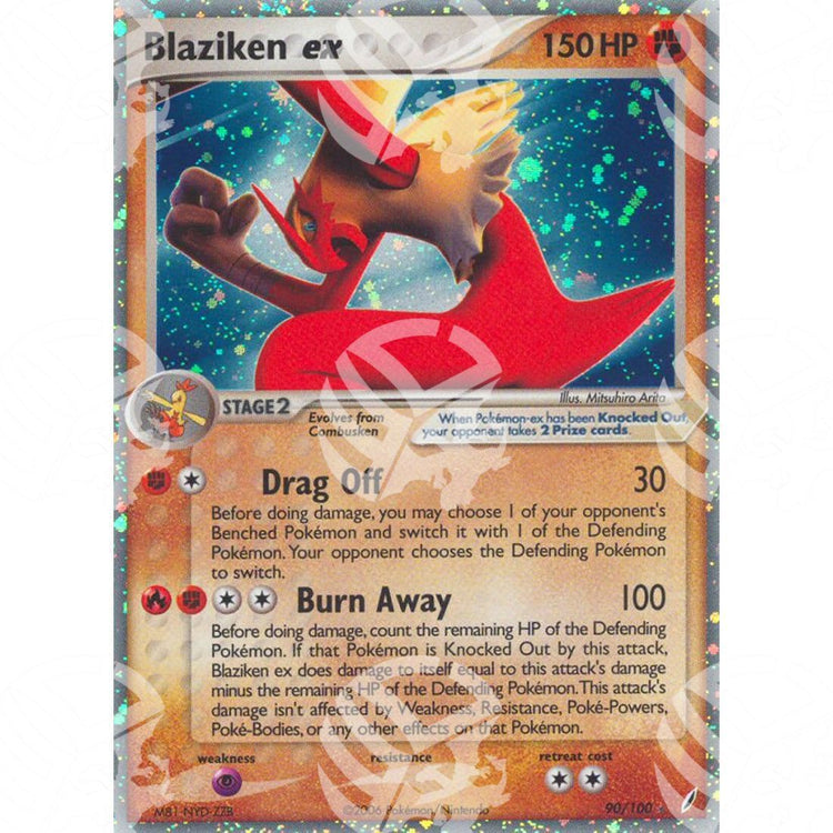 EX Guardiani dei Cristalli - Blaziken ex - Holo Rare 90/100 - Warcard - EX Guardiani dei Cristalli - Blaziken ex - Holo Rare 90/100 i prezzi più bassi sul mercato, solo da www.warcardshop.com! Carte singole, box, buste e mazzi.